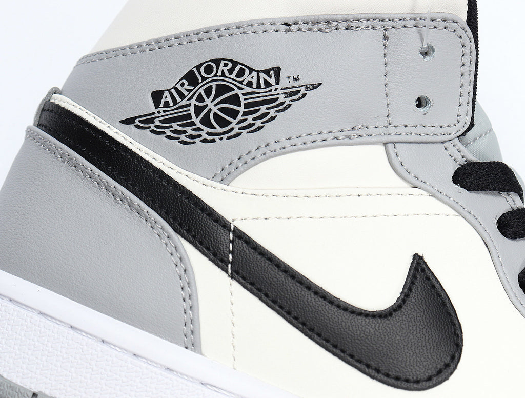 Jordan 1 High Dior-Inspired Sneakers in Grey White Black - product image from the listing.