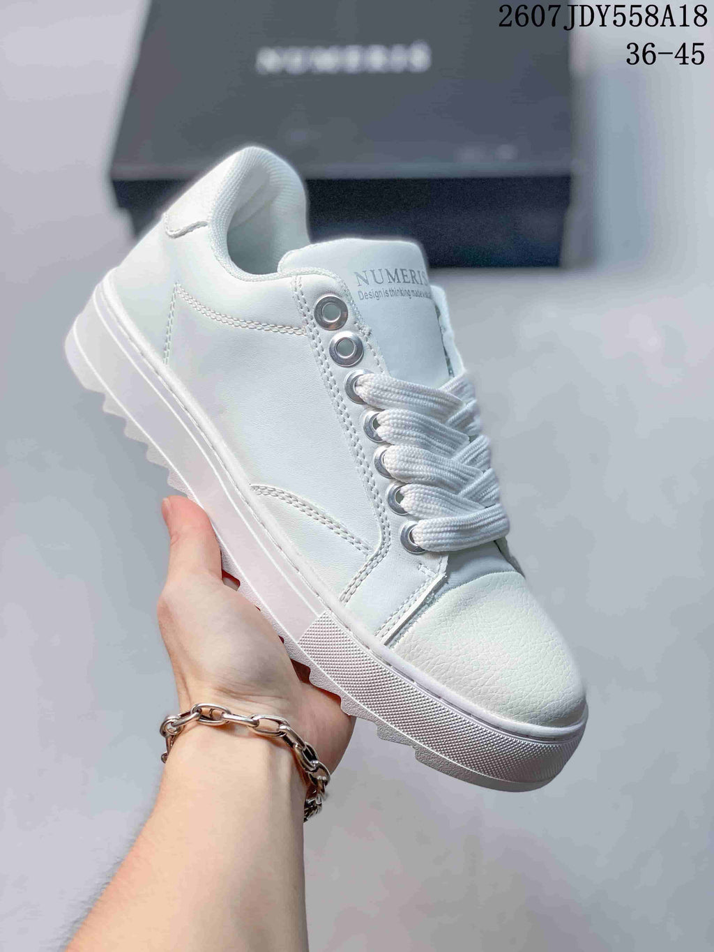 NUMERIS Low-Cut Platform Sneakers in Multiple Colorways - product image from the listing.