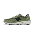 New Balance 990v3 Running Sneakers in Green M990JD3 - product image from the listing.