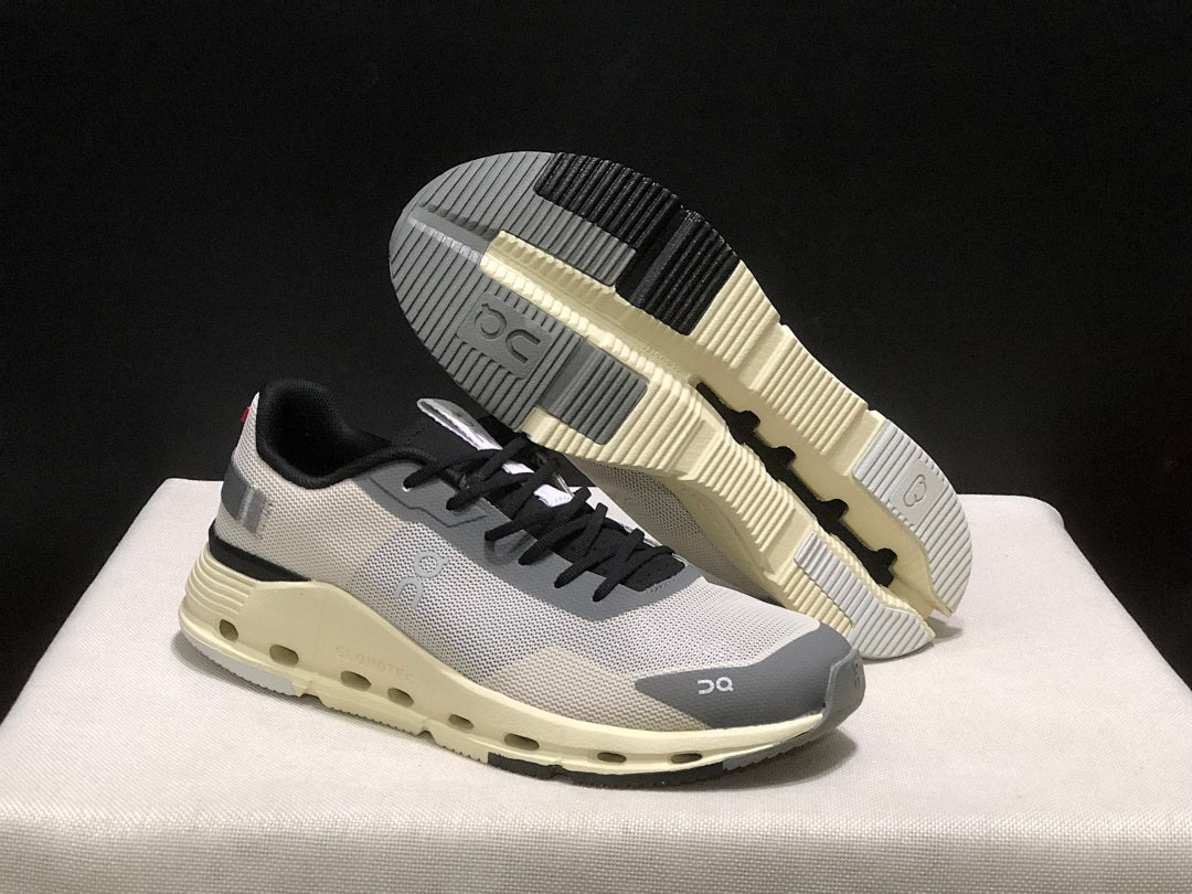 Pearl and Black On Cloudnova Form 2 Sneakers - product image from the listing.