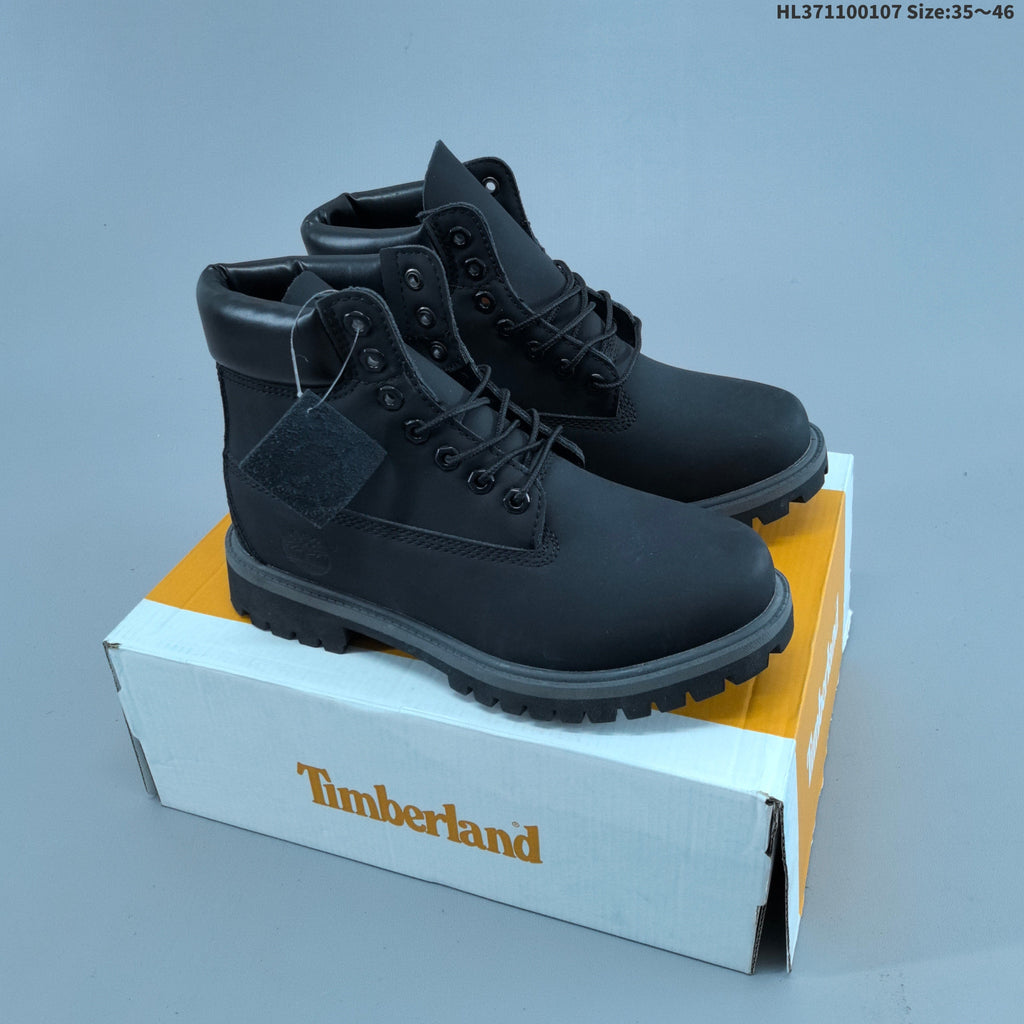 Timberland Lace-Up Ankle Boots in Wheat or in Black - product image from the listing.