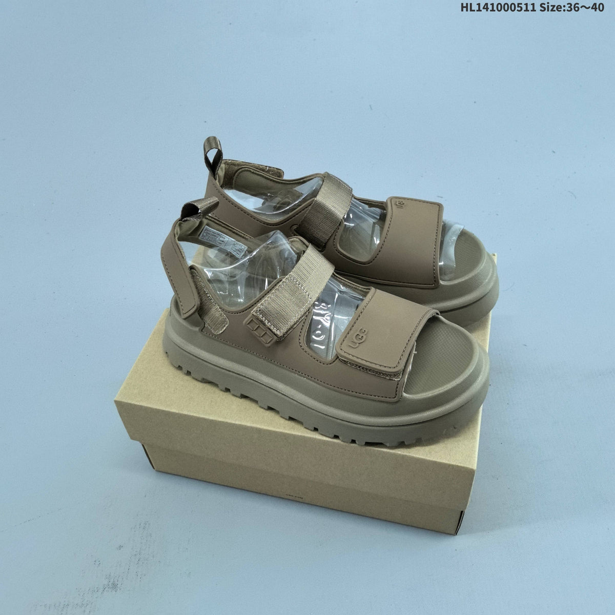 Goldenglow Platform Sandals with Adjustable Straps by UGG - product image from the listing.