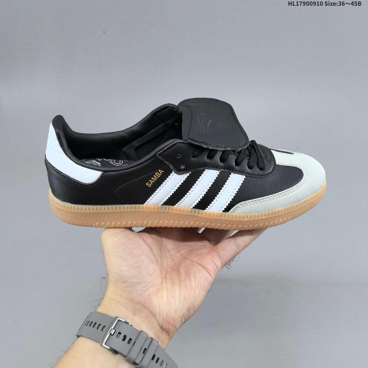 Adidas Samba Low-Top Sneakers in Black White Gum IG2010 - product image from the listing.