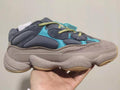 Gray and Turquoise Adidas Yeezy 500 FV2105 Sneakers - product image from the listing.