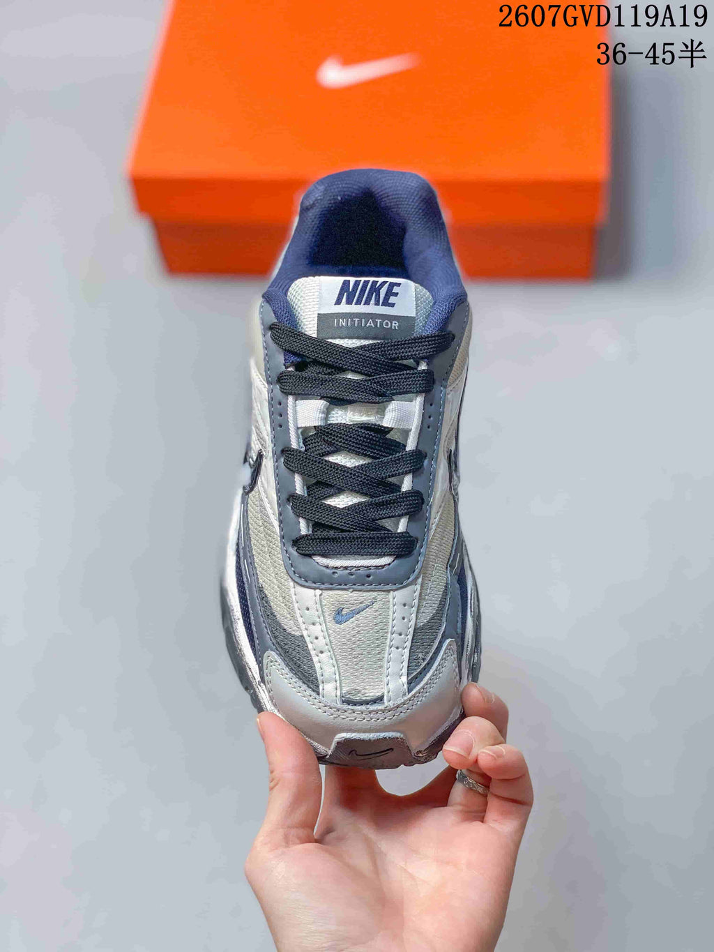Nike Initiator Sneakers in Black and Grey - product image from the listing.
