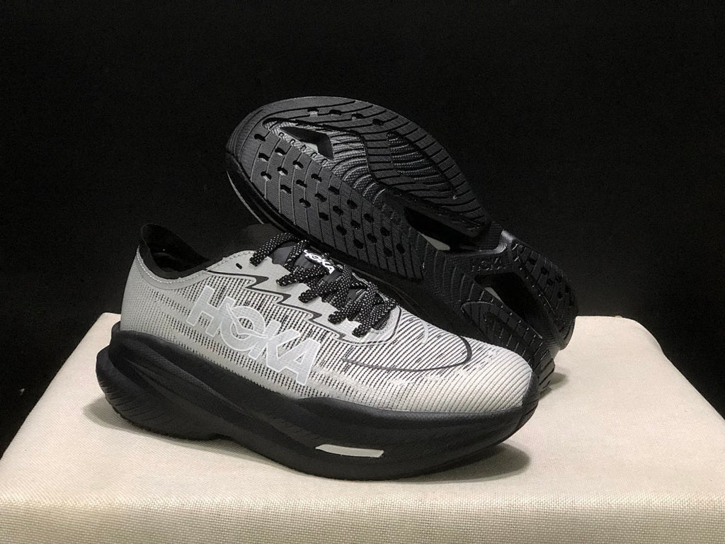 White and Black HOKA Mach X 2 Running Shoes - product image from the listing.