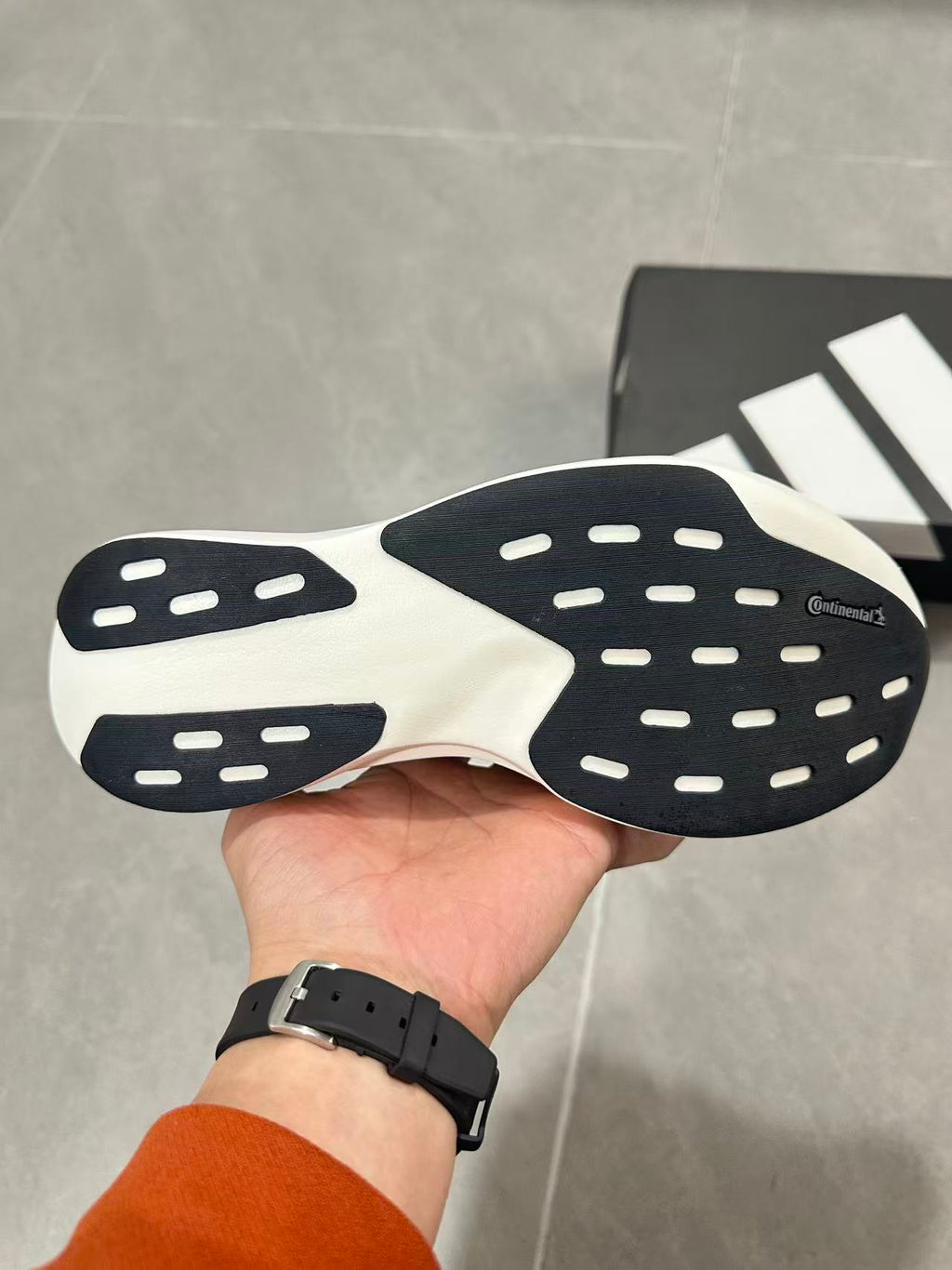 Adidas Lightstrike Pro Running Shoes in White Gold JQ4441 - product image from the listing.