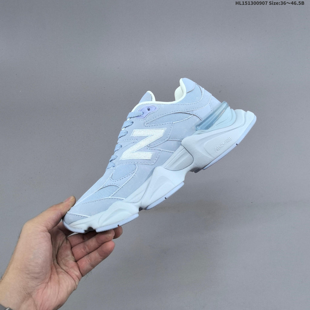 Black and Gray New Balance 9060 Sneakers - product image from the listing.