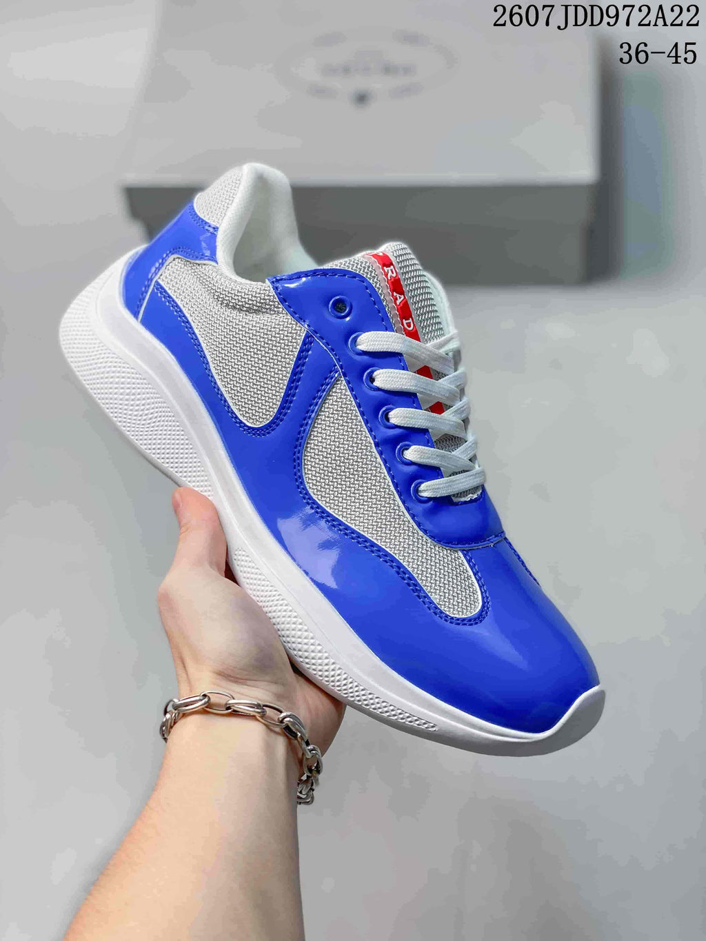 Prada America's Cup Low-Cut Sneakers 2607JDD972A22 - product image from the listing.