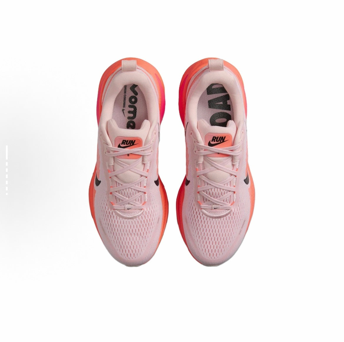 Nike Vomero 18 Running Shoes in Pink Black HM6804-600 - product image from the listing.