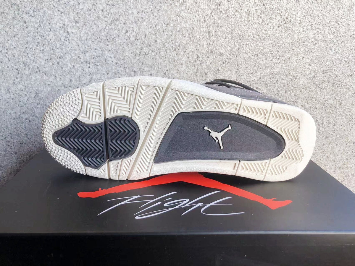 Jordan 4 Black Oreo Sneakers in Black, in Grey and White - product image from the listing.