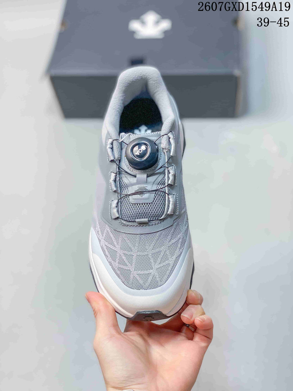 Descente Circuit 2.0 Wire Training Sneakers in Grey White - product image from the listing.