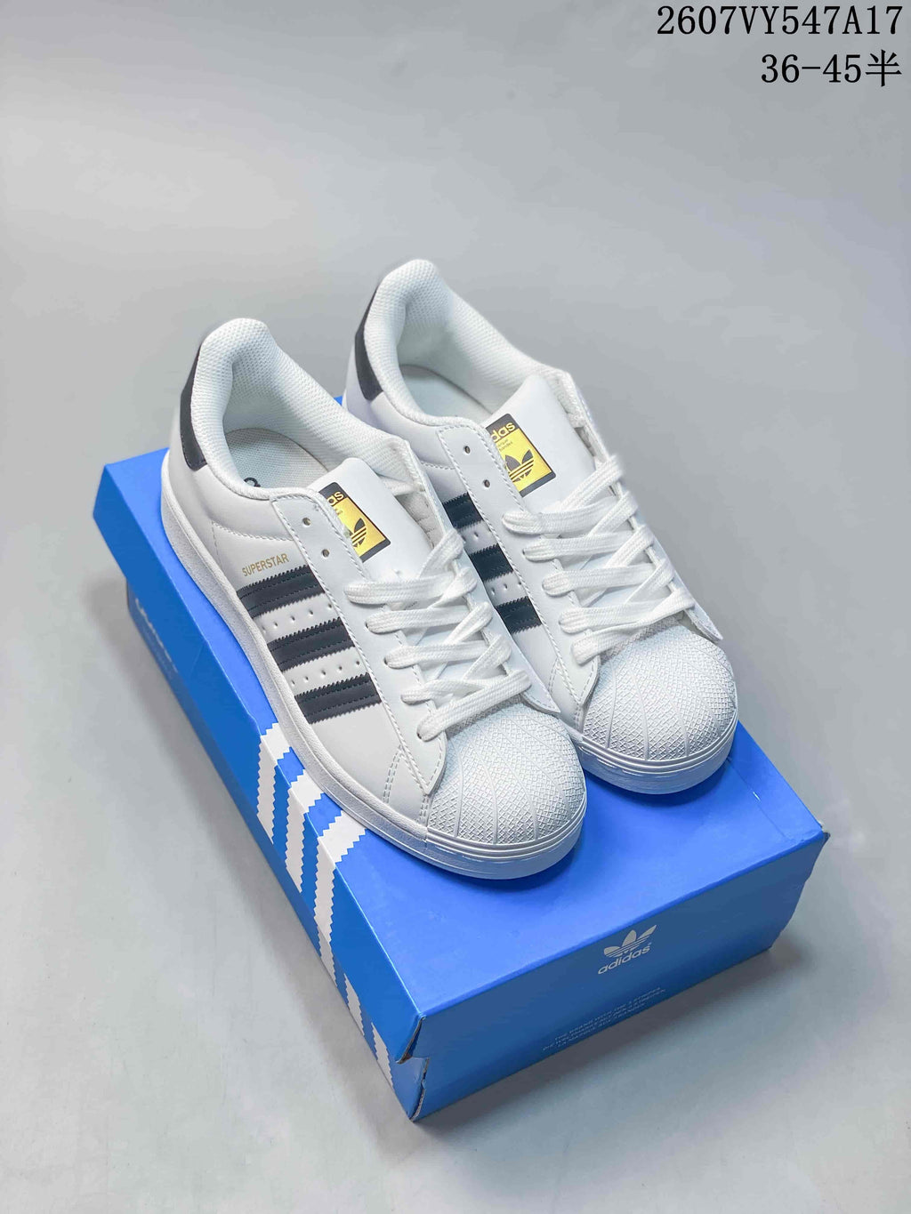 adidas Superstar Sneakers White or in Black 2607VY547A17 - product image from the listing.