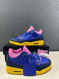 Air Jordan 3 OG Brasil Blue Pink Yellow IV4871-400 - product image from the listing.