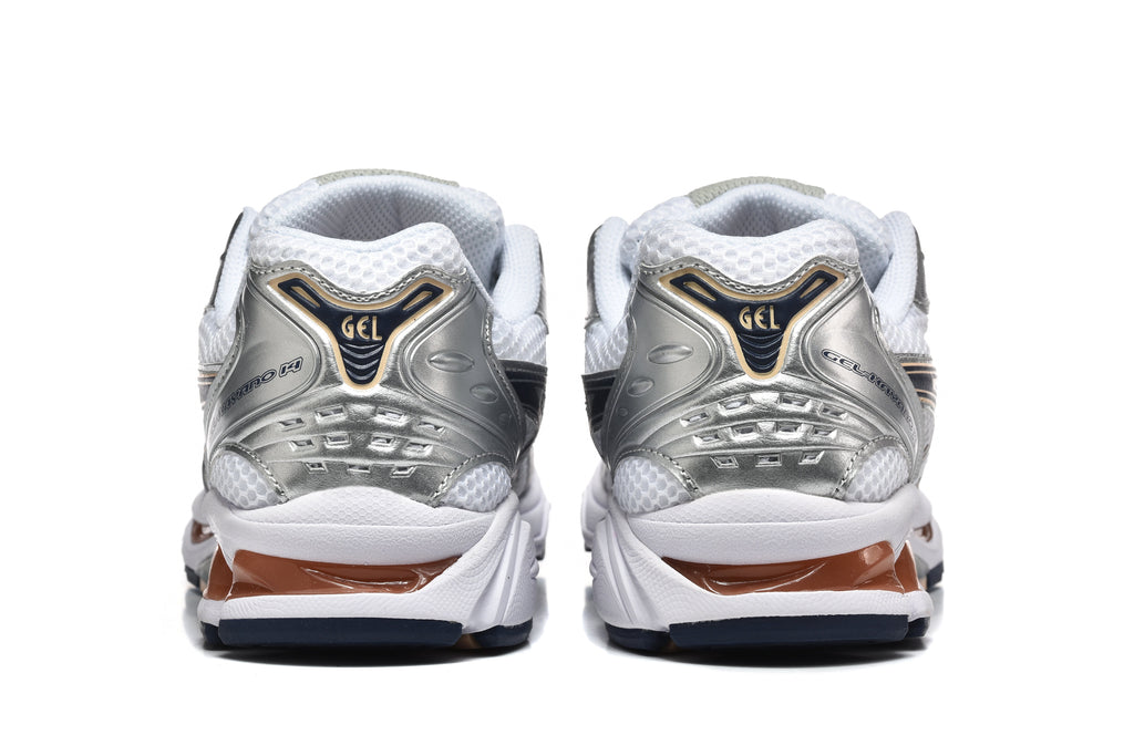 ASICS Gel-Kayano 14 Sneakers in White Silver - product image from the listing.