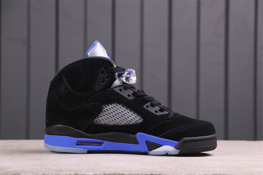 Air Jordan 5 Stealth 2.0 Sneakers in Black Blue CT4838-004 - product image from the listing.