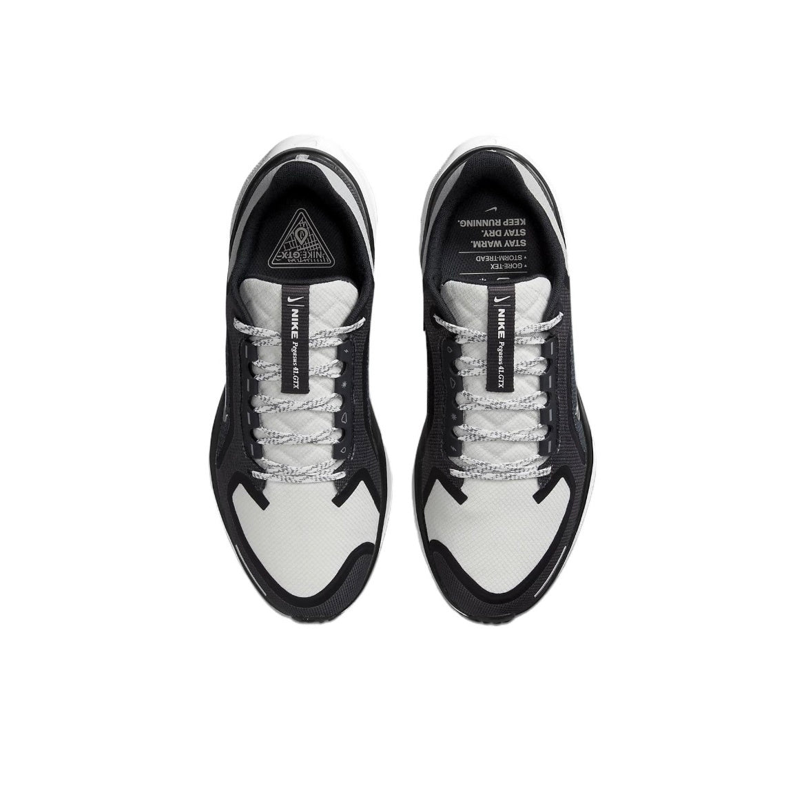 Nike Pegasus 41 GORE-TEX Running Shoes in Black White FQ1356-002 - product image from the listing.