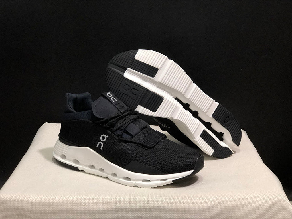 On Cloudnova 1 Sneakers in Black and White - product image from the listing.