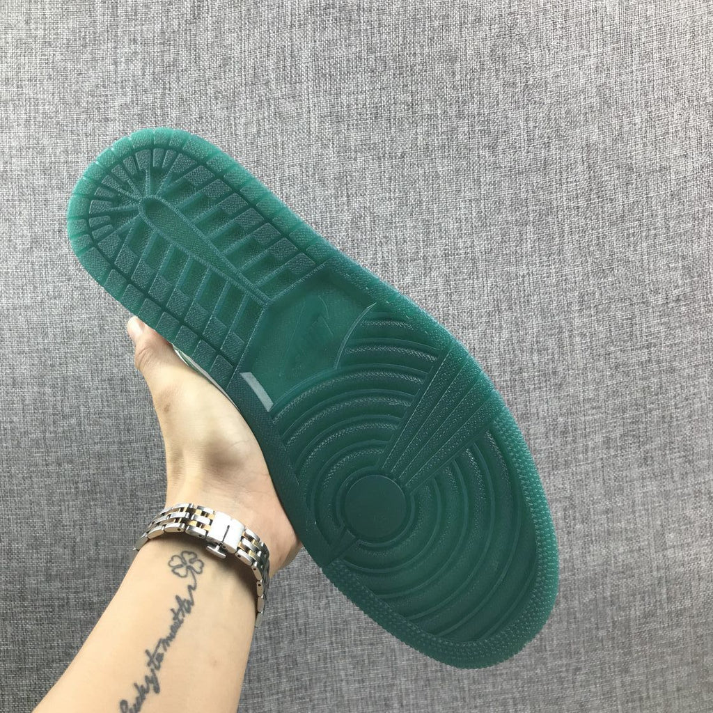 Air Jordan 1 Mid SE GC Mystic Sneakers in Green CD6759-103 - product image from the listing.