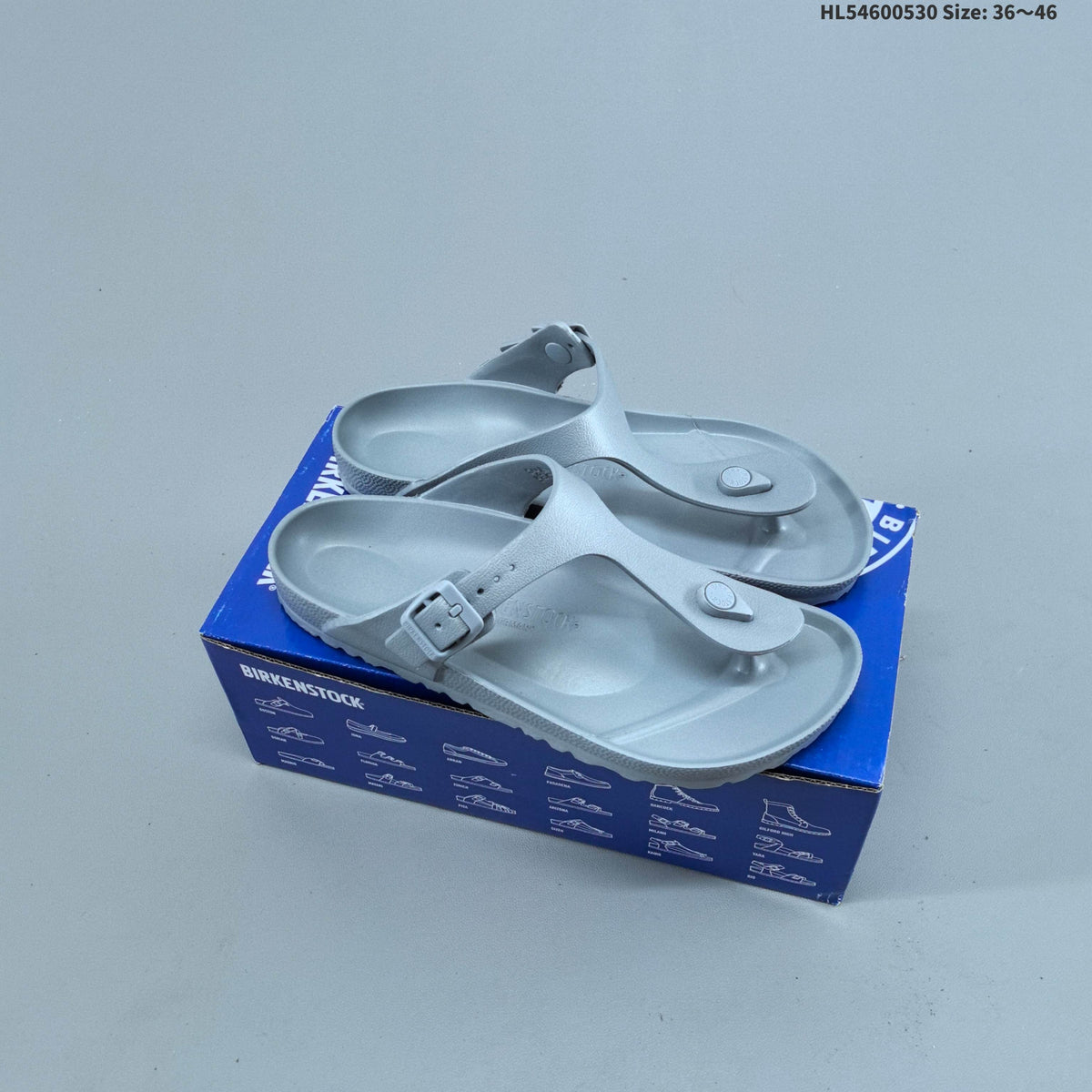 Gizeh-Style Buckle Thong Sandals by Birkenstock - product image from the listing.