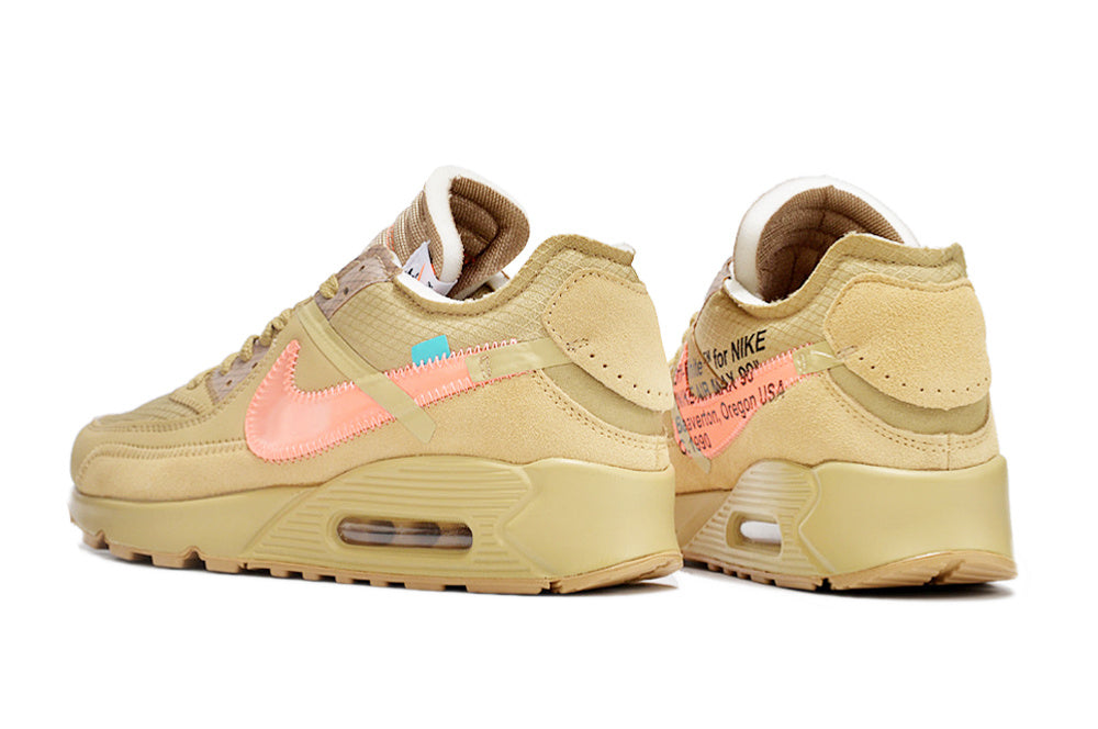 Off-White Desert Ore Sneakers - Nike Air Max 90 - product image from the listing.