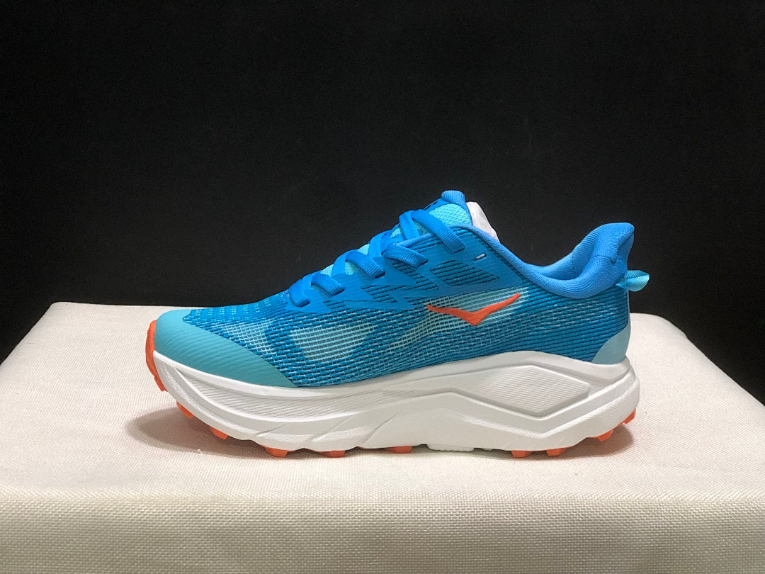 HOKA Challenger 8 Trail Running Shoes, in Blue - product image from the listing.