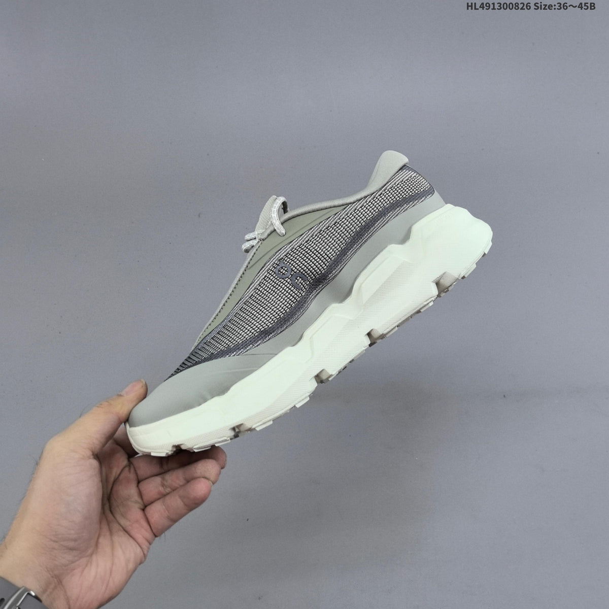 Gray On CloudsoMA Trail Running Shoes - product image from the listing.