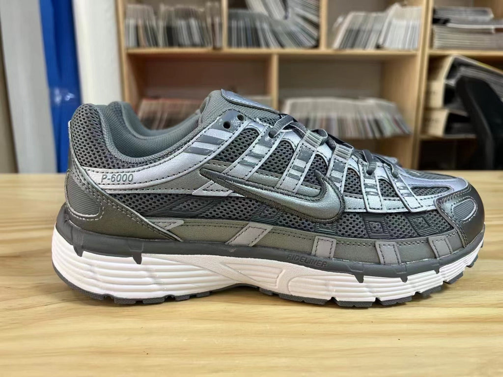 Gray and White Nike P-6000 Sneakers CD6404-023 - product image from the listing.