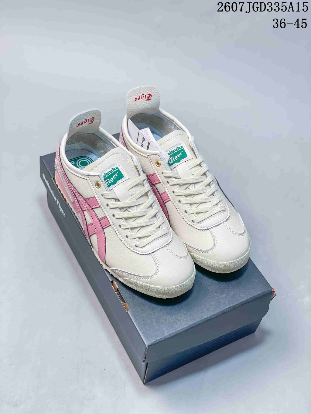 Onitsuka Tiger Mexico 66 Deluxe Sneakers in White Pink 2607JGD335A15 - product image from the listing.