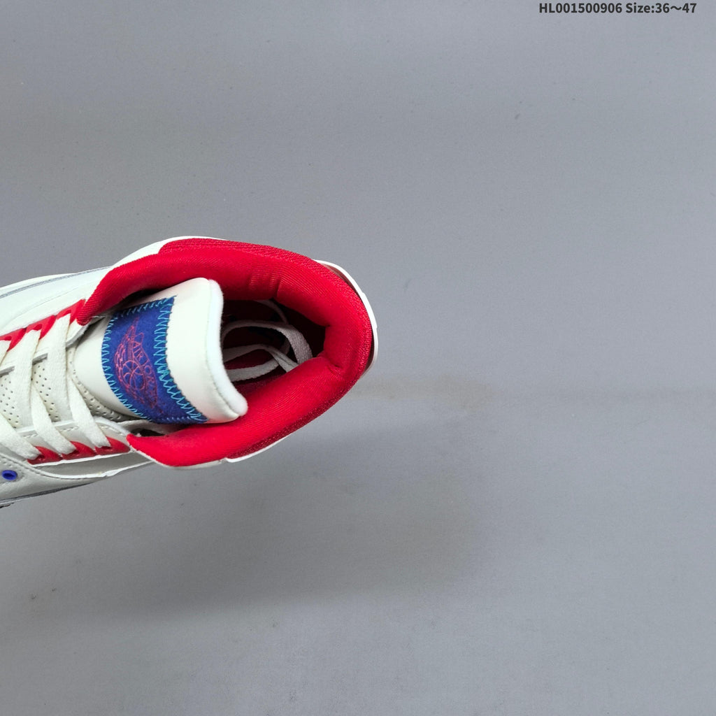 Air Jordan 3 Retro Chalk Track Red Sneakers - product image from the listing.