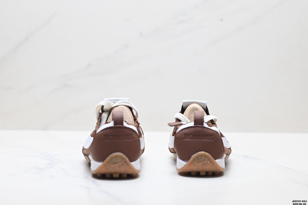 Brown and White Jacquemus x Nike Jacumoon Sneakers - product image from the listing.