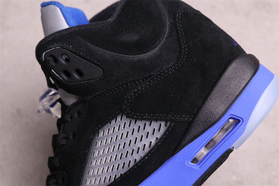 Air Jordan 5 Stealth 2.0 Sneakers in Black Blue CT4838-004 - product image from the listing.