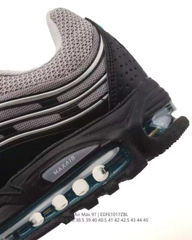 Nike Air Max 97 Sneakers in Grey and Black EDE1017ZBL - product image from the listing.