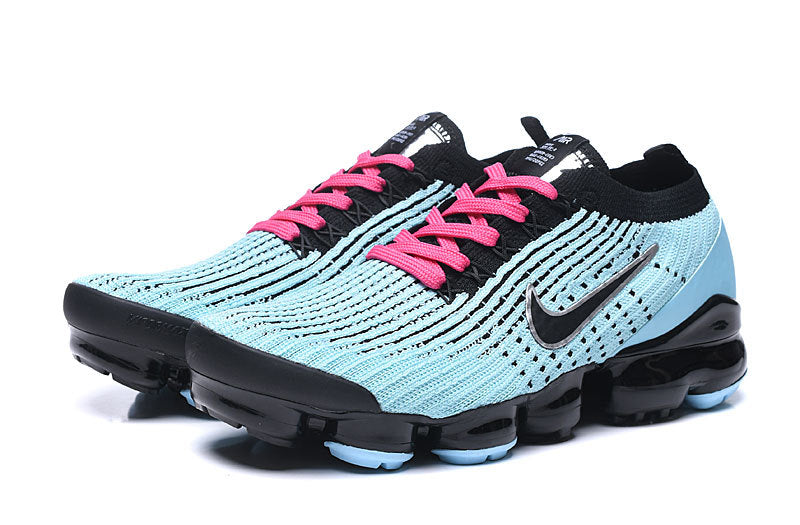 Nike Air VaporMax 2019 Sneakers in Light Blue and Black - product image from the listing.