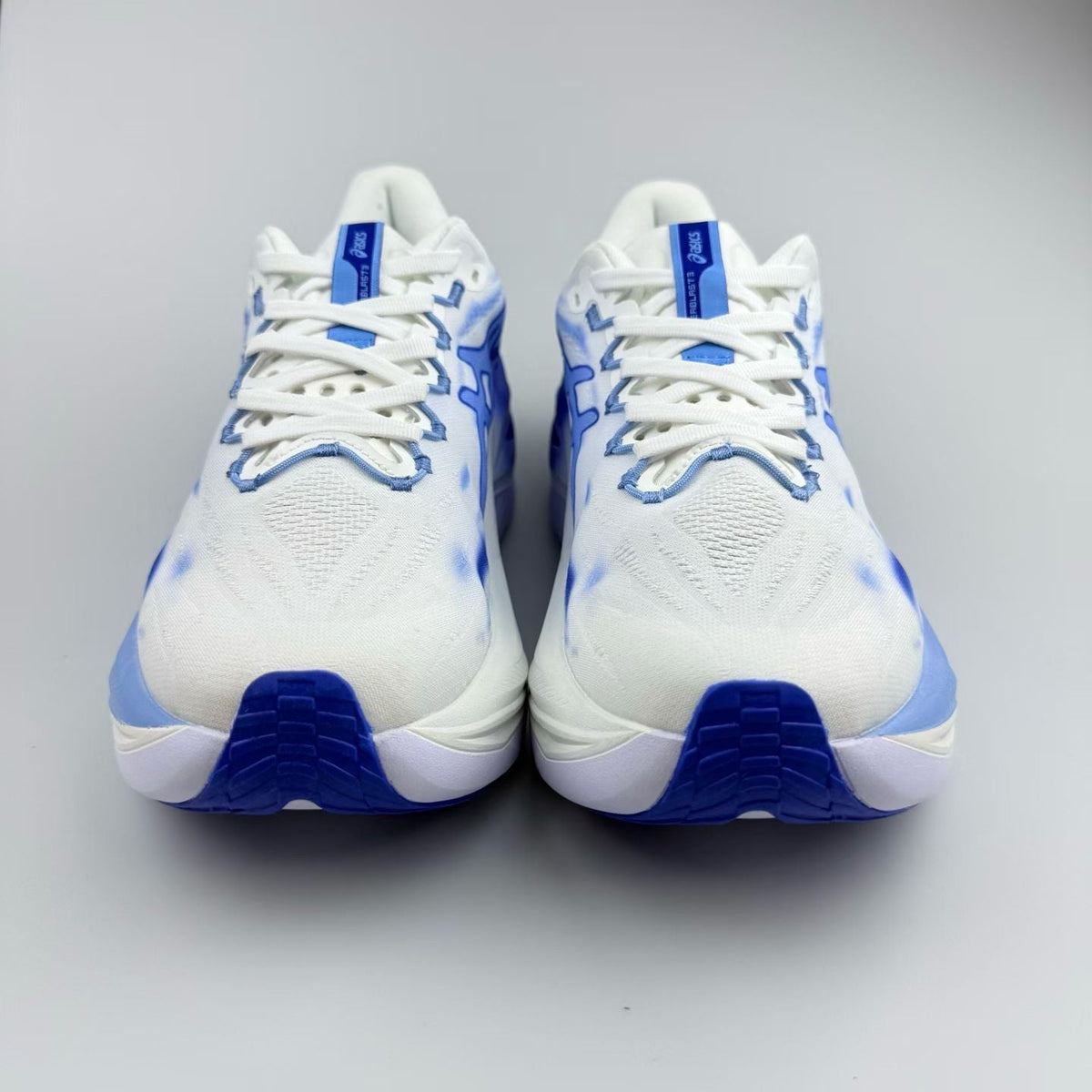 ASICS GEL-KAYANO 14 Running Sneakers in White Blue 1013A177-600 - product image from the listing.