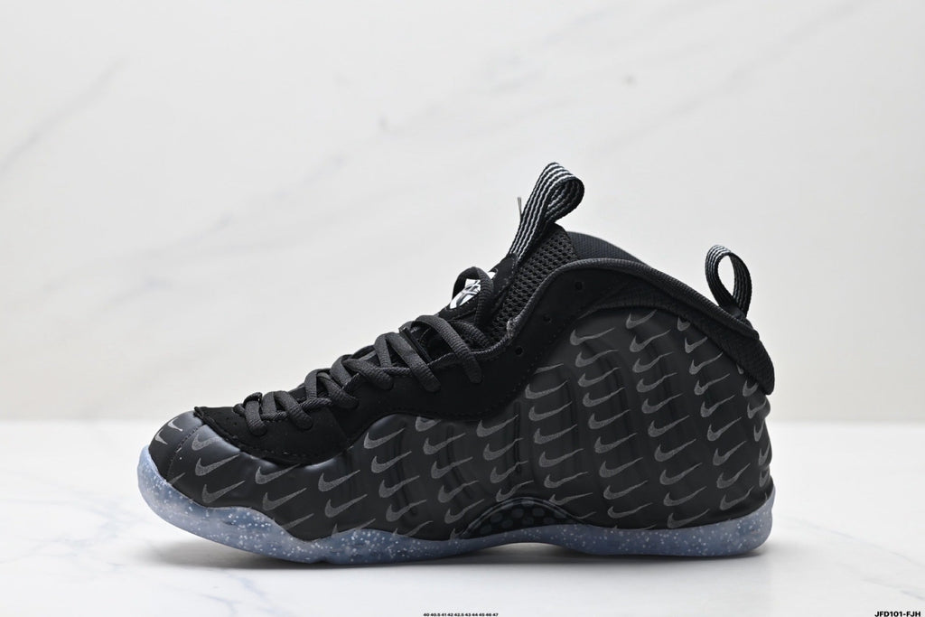 Nike Air Foamposite Hadawei Sneakers in Black - product image from the listing.