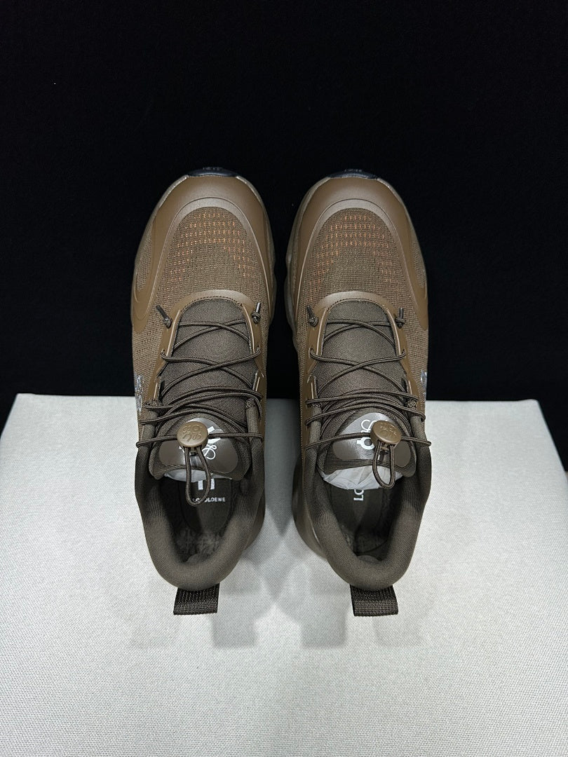 On x LOEWE Cloudventure 3.0 Sneakers, in Light Brown - product image from the listing.