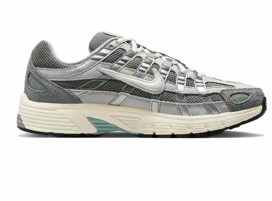 Nike P-6000 Sneakers in Silver Grey and White - product image from the listing.