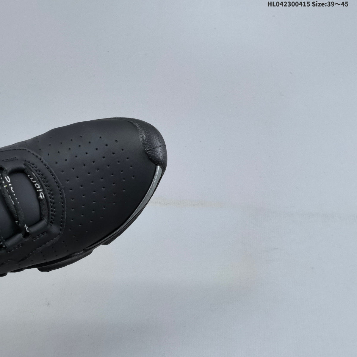 Men's ECCO Black Perforated Lace-Up Sneakers - product image from the listing.