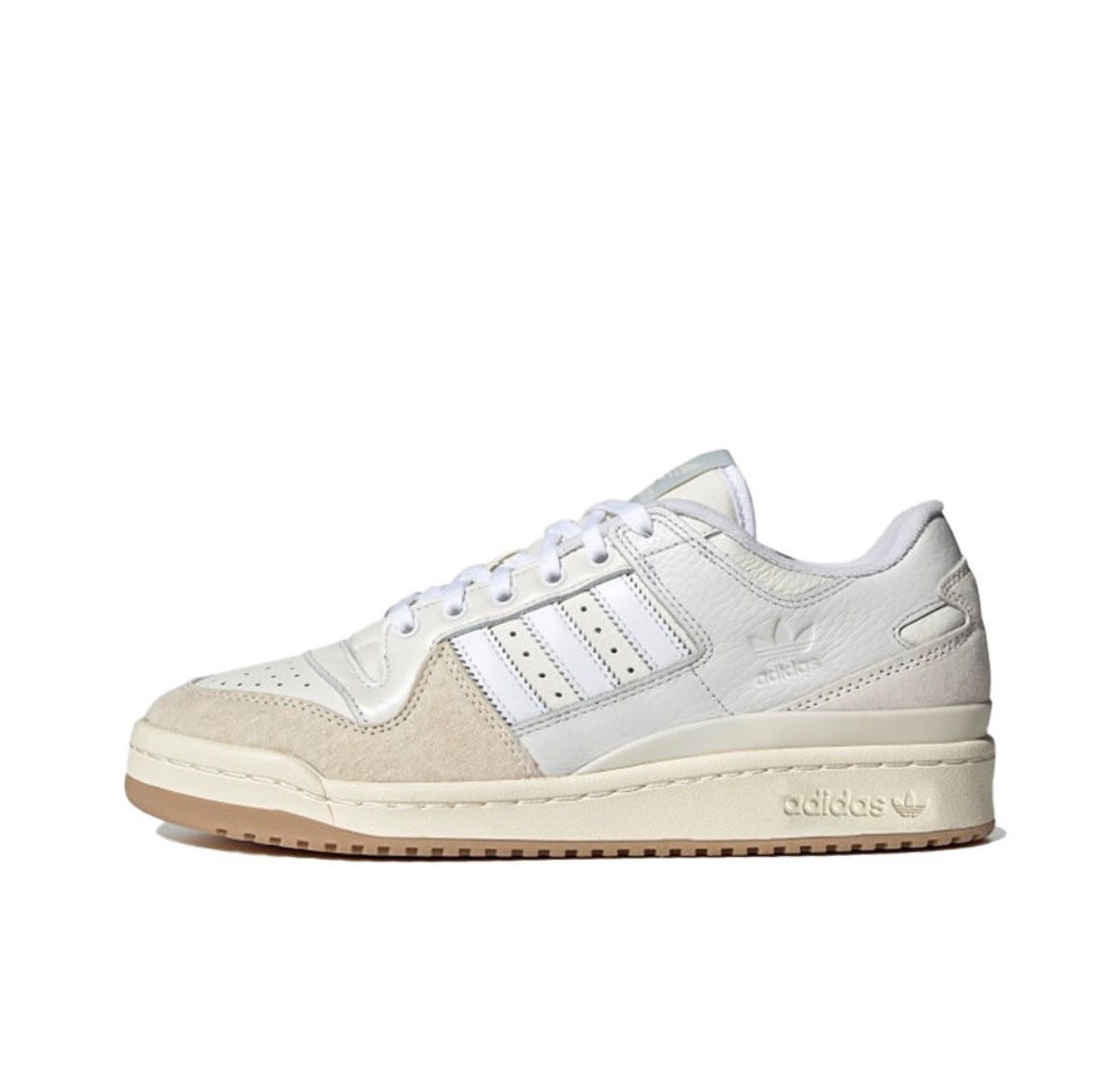 adidas Forum 84 Low Sneakers in White Beige FY7798 - product image from the listing.
