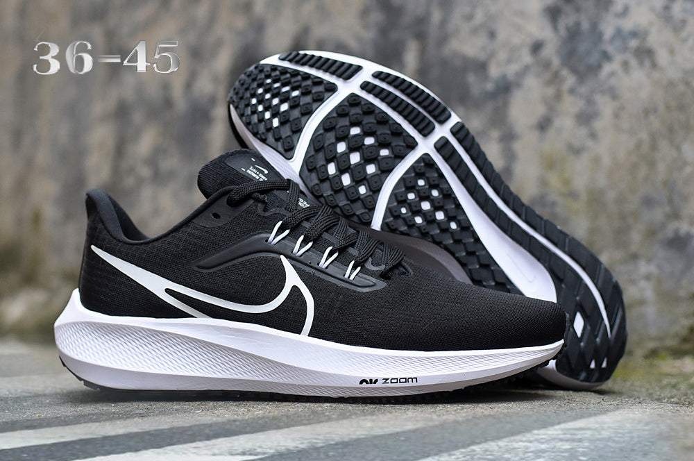 Nike Running Shoes, in Black and White - product image from the listing.