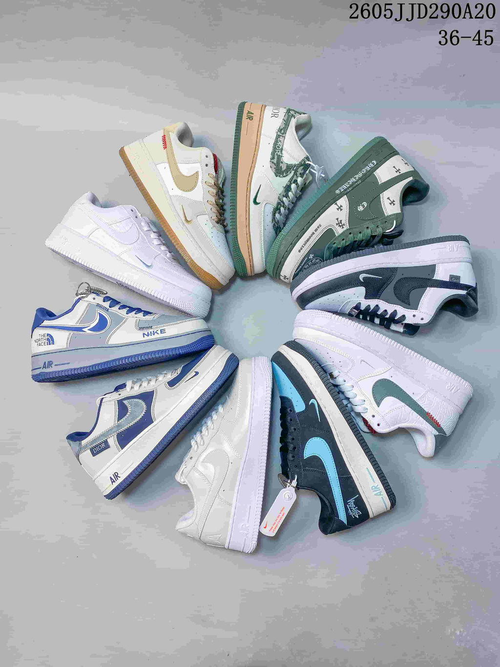 Nike Air Force 1 Low Sneakers in Multicolor JD290A20 - product image from the listing.