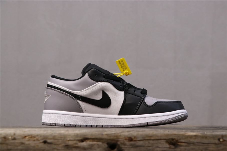 Air Jordan 1 Low Shadow Grey Black Sneakers - product image from the listing.