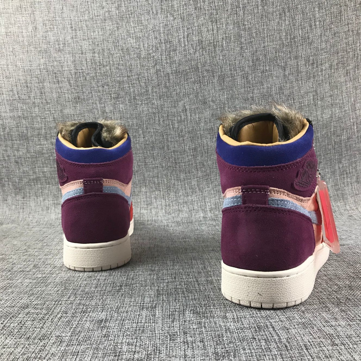 Jordan 1 High Christmas Sneakers in Red Multicolor - product image from the listing.