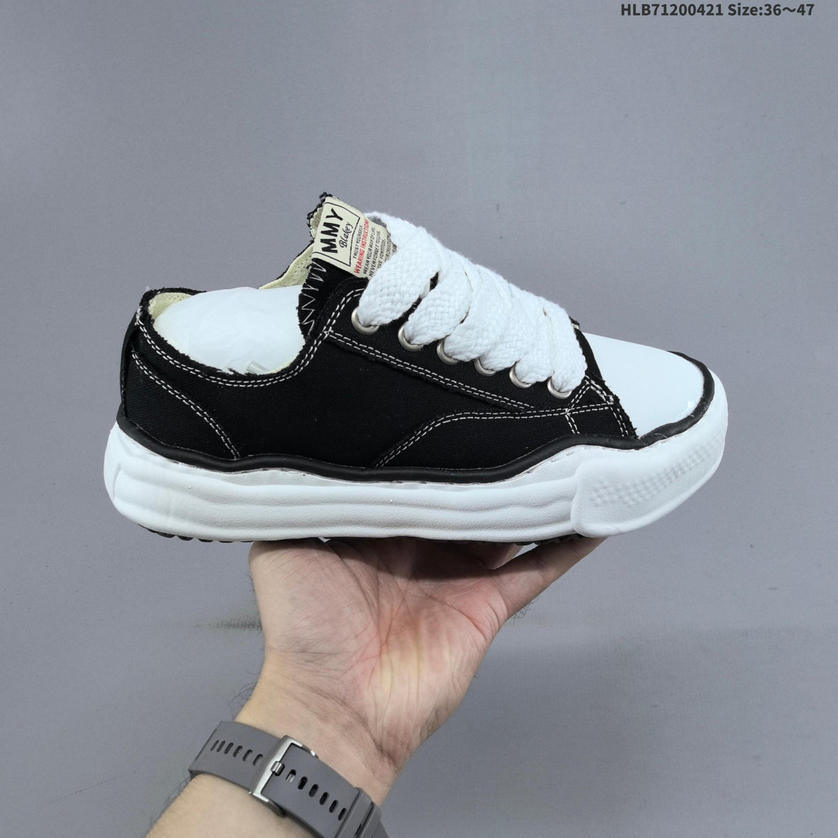 Maison MIHARA YASUHIRO Original Sole Canvas Low Trainers - product image from the listing.