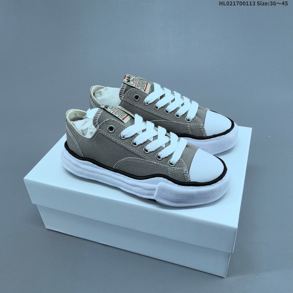 Maison Mihara Yasuhiro Original Sole Canvas Low Trainers - product image from the listing.