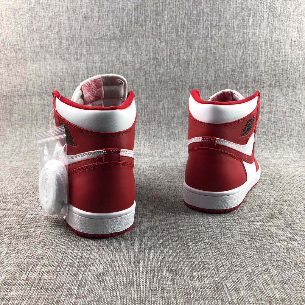 Jordan New Beginnings High-Top Sneakers in White Red CT6252-900 - product image from the listing.