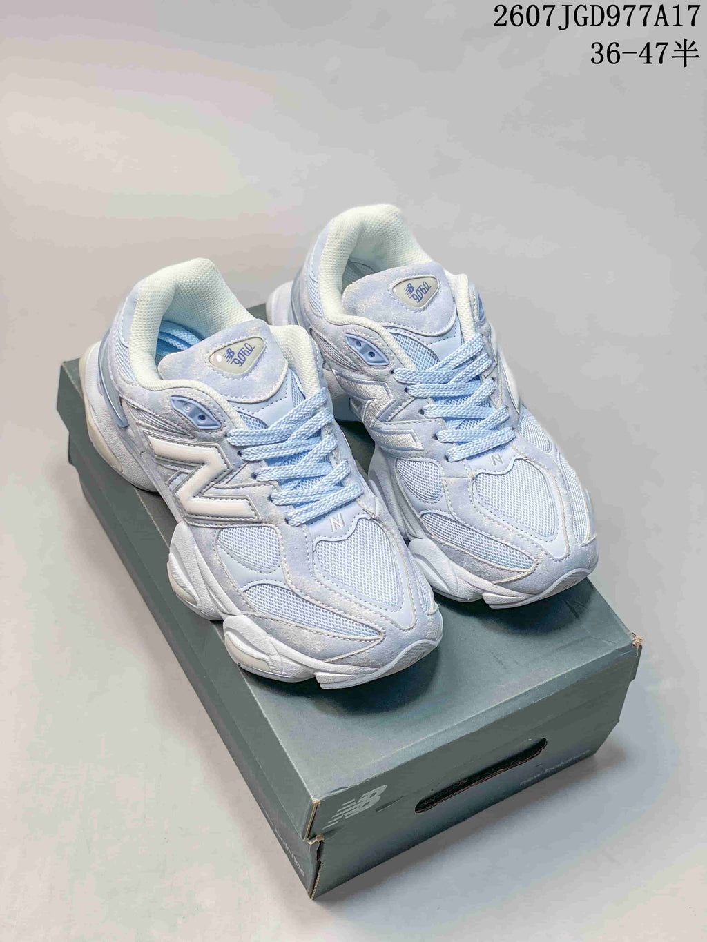 New Balance 9060 Mint Gradient Mesh Trainers 07JGD977A - product image from the listing.