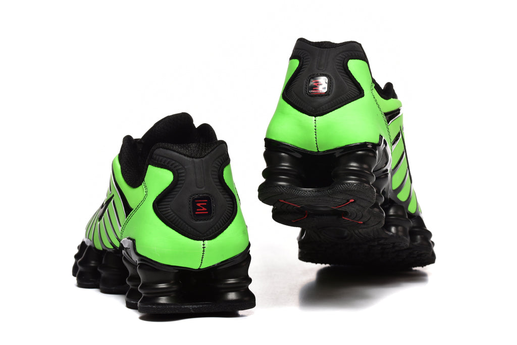 Pink and Black Nike Shox TL Sneakers - product image from the listing.