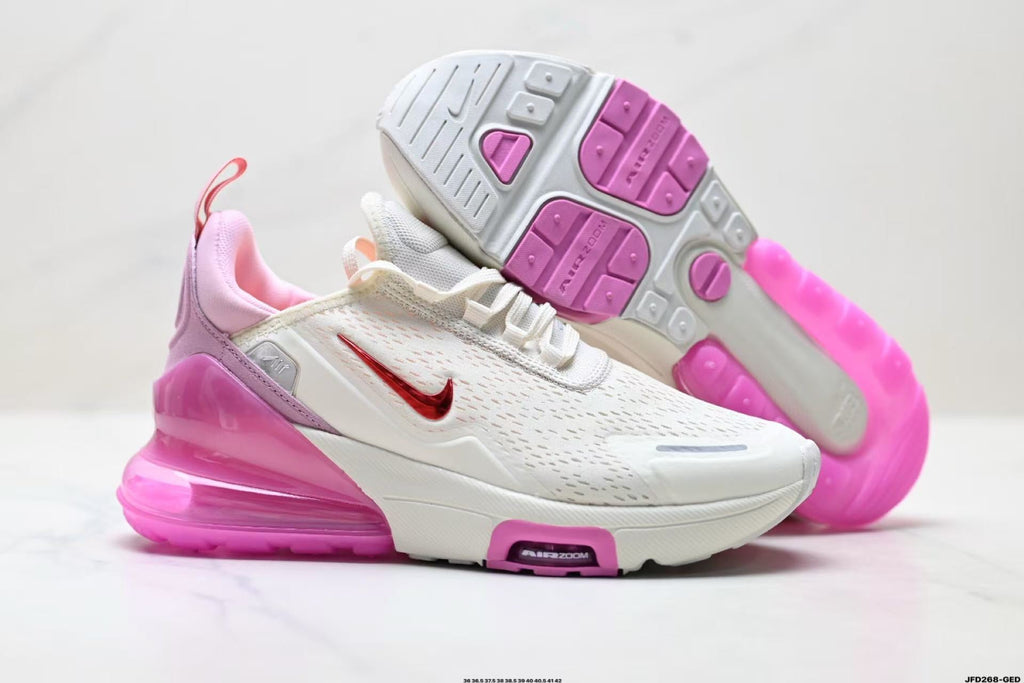 Nike Air Zoom JFD268-GD Sneakers in White and Pink - product image from the listing.